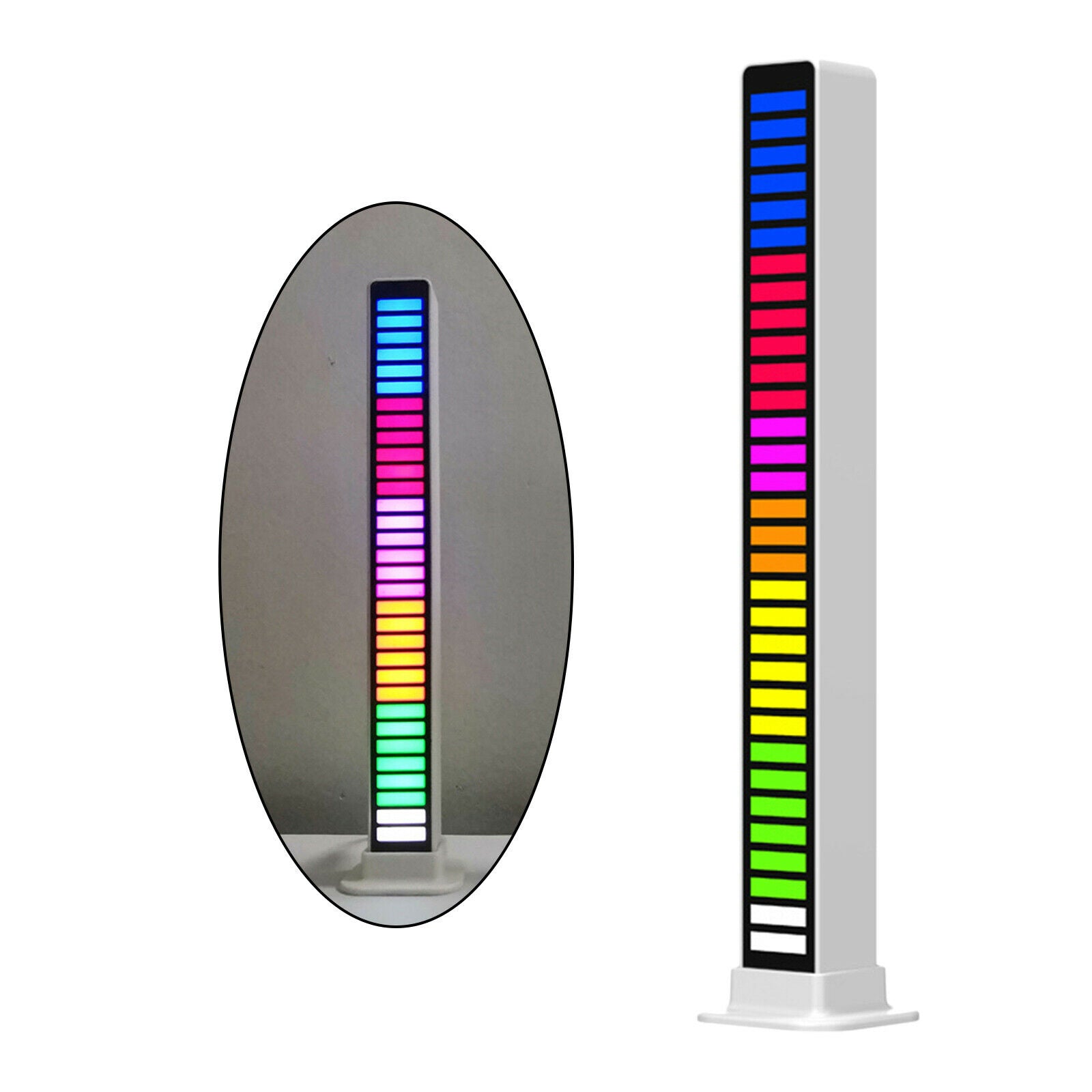 RGB Voice-Activated Pickup Rhythm Light LED Colorful Home Atmosphere Lamps