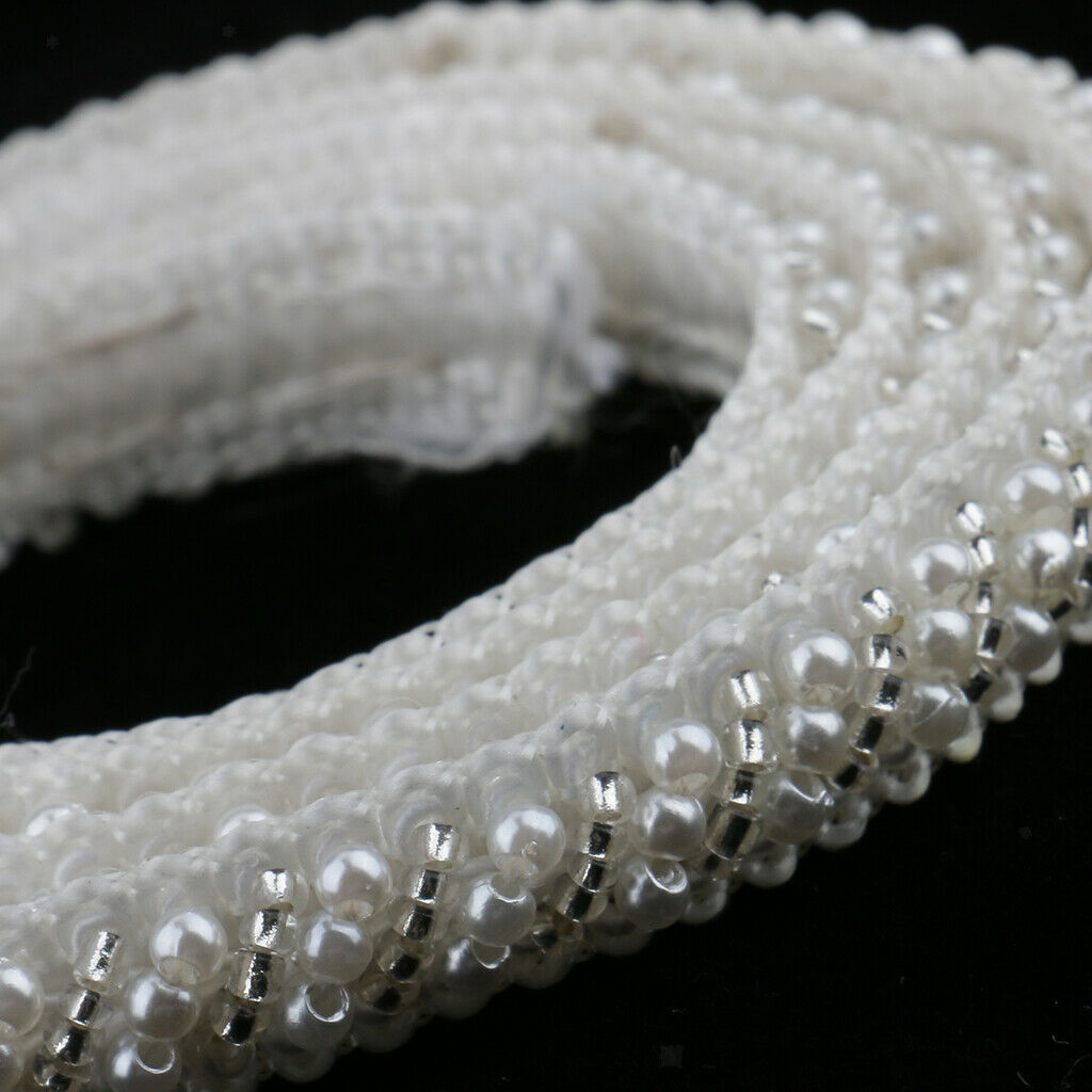Bead Lace Trim Ribbon Artisant DIY Garment Making Dress