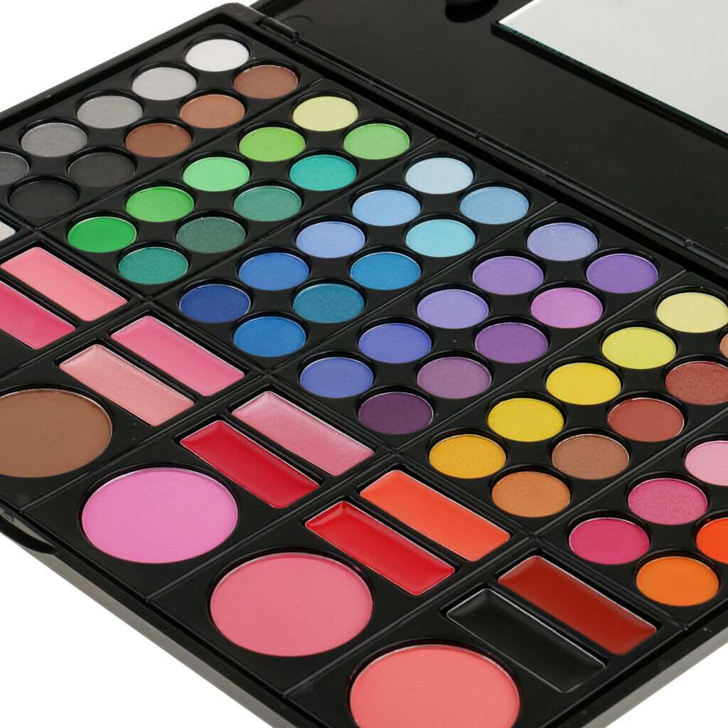 Profi Lidschatten Palette Eyeshadow Make up Palette mit Spiegel 78 Farben-