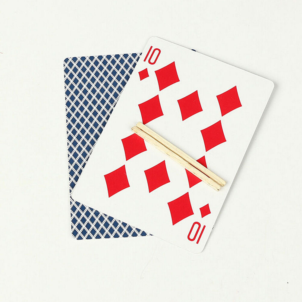 New Air Floating Magic Match Card Close-Up Magician Trick Props Sho.l8