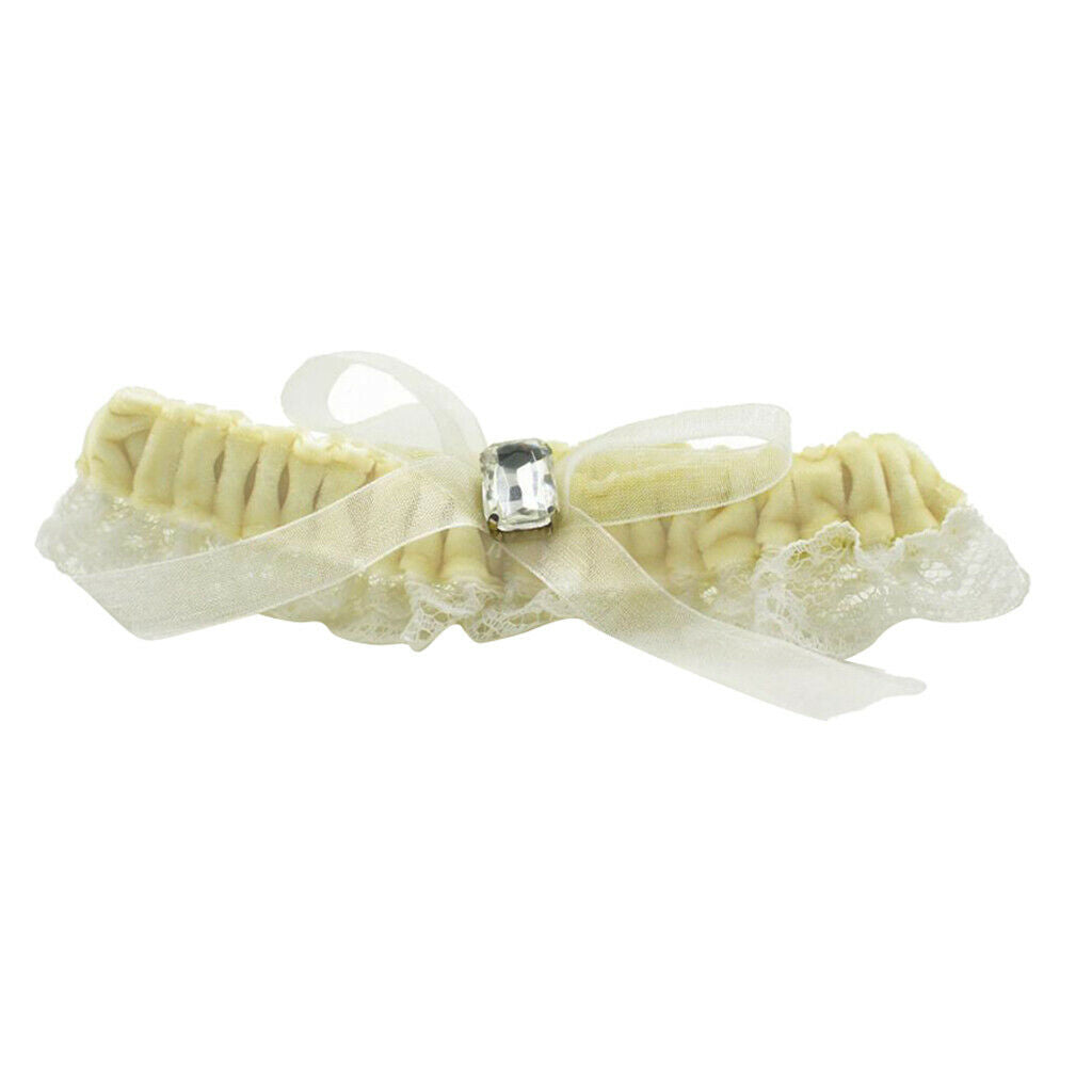 Womens Bridal Lace Leg Garter Belt Party Bowknot Thigh Strap Prom Costumes
