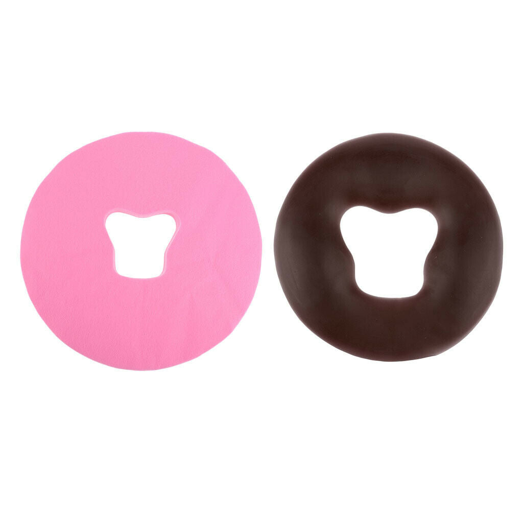 Silicone Face Cushion Headrest Pillow for Massage Table Face Cradles+100x Covers