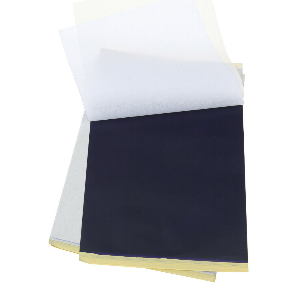 20Pcs DIY Reusable Body Art Tattoo Transfer Thermal Tracing Paper 11.7x8.3''