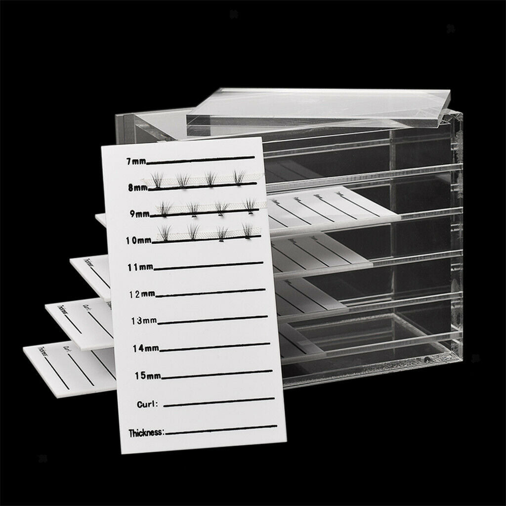 5 Tiers Professional Grafting False Eyelash Organizer Collection Storage Box