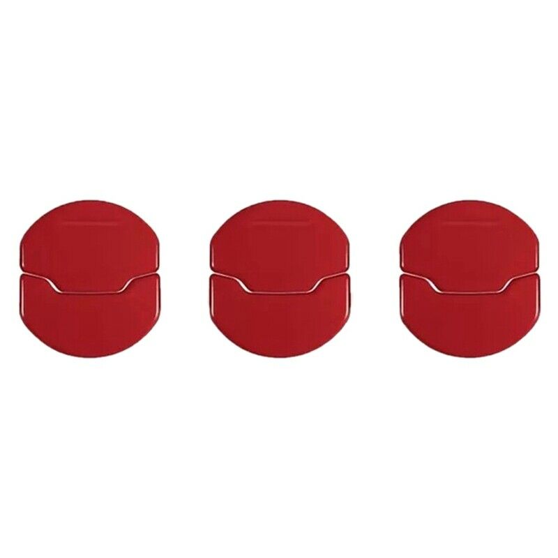 6X Aluminium Car Dashboard Trim AC Air  Vent Outlet Cover  Circle TriY2