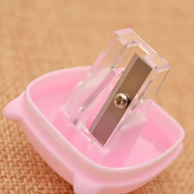 Cute Mini Pig Design Pencil Sharpener Stationery School Office Supplies 2pcs