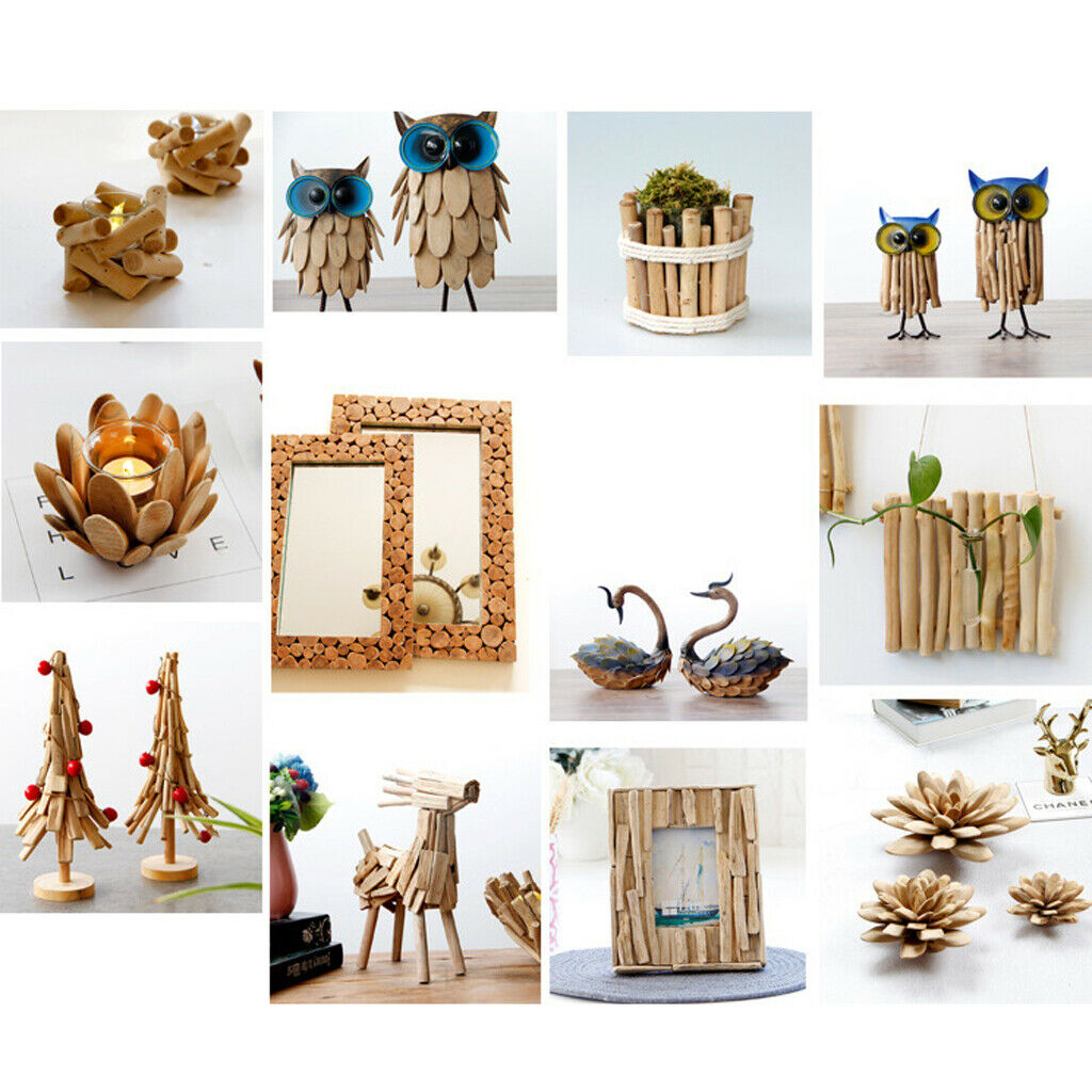250g natural driftwood pieces for arts crafts sea wood rustic decoration lot