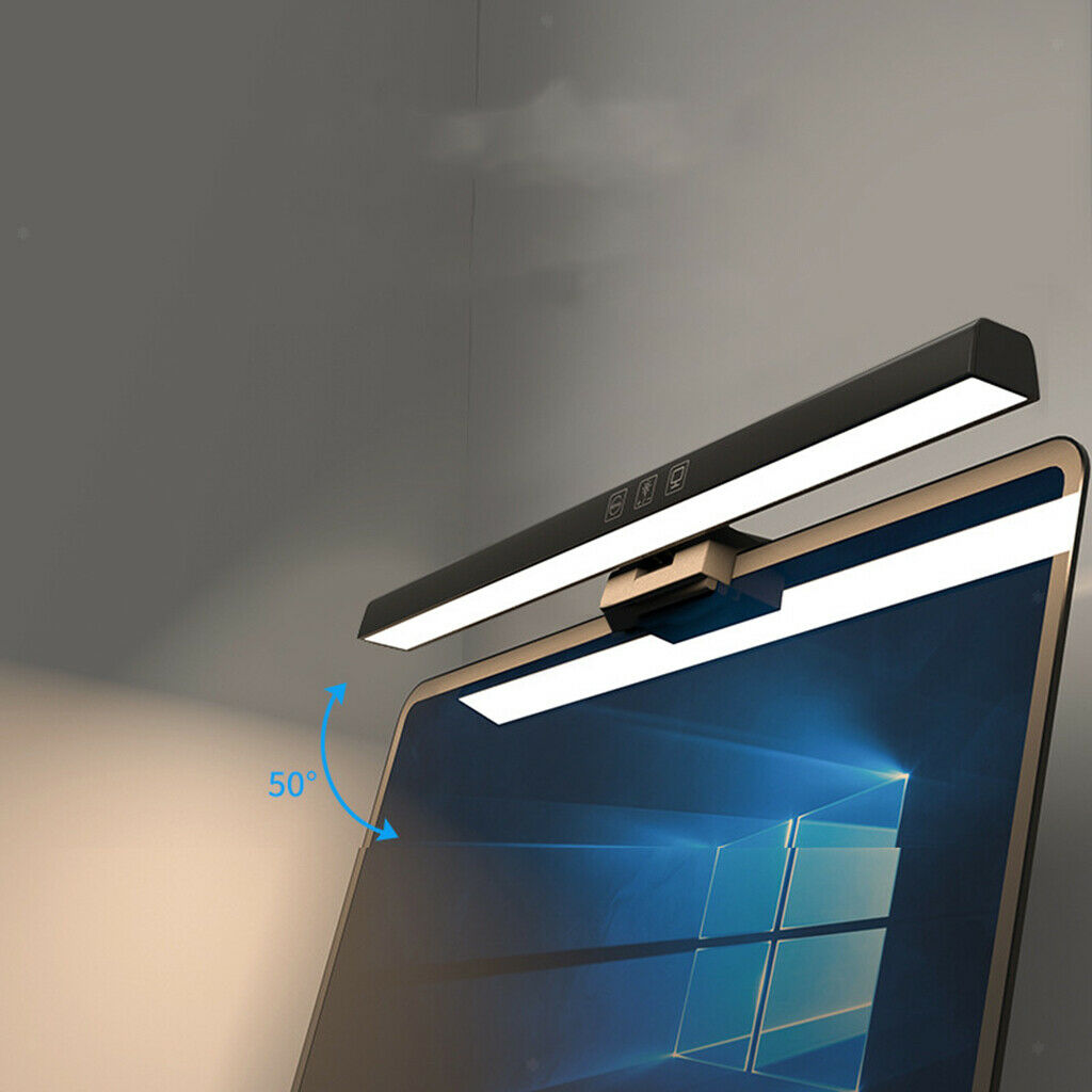 Dimmable Computer Monitor Lamp Eye Caring PC Monitor Screen Light for Home