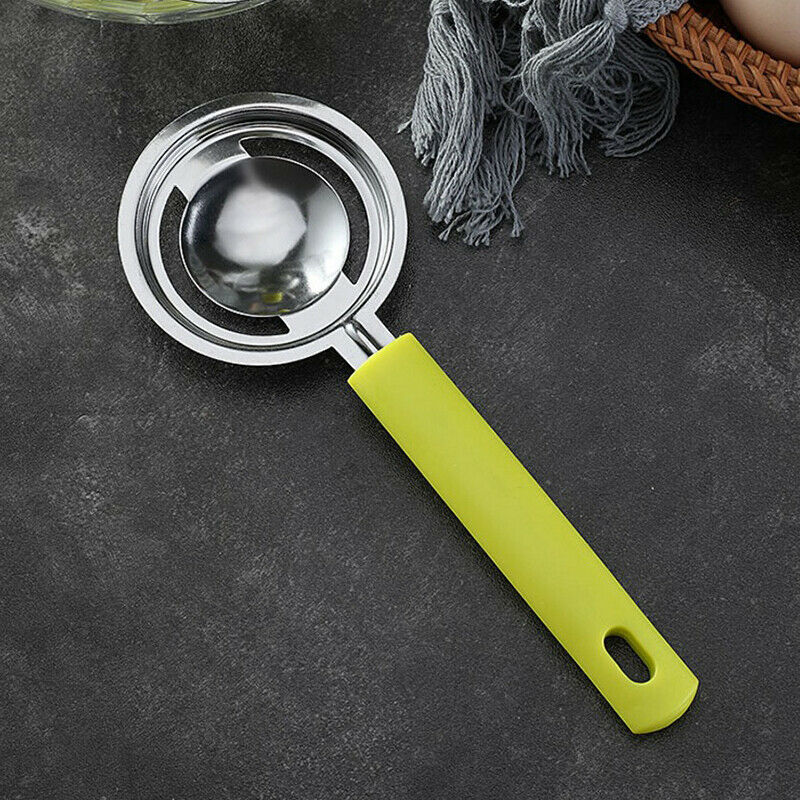 Household Stainless Steel Egg Yolk Seperator Kitchen Cooking Gadget Sieve.l8