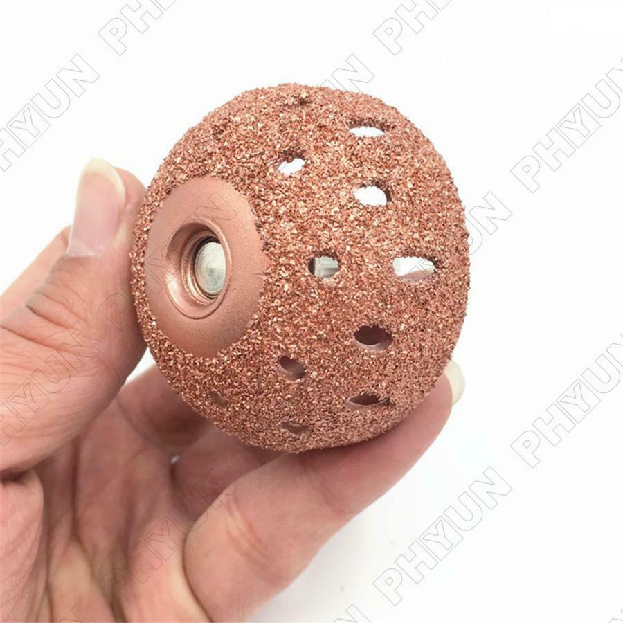 Car Tire Grinding Head Coarse Polish Buffing Wheel Kits w/ Hex Linking Rod 1.5''