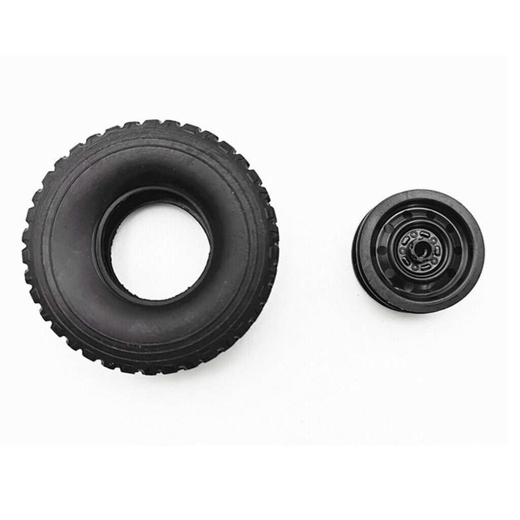 4 Pieces RC Wheel Tire Tyres for WPL B14 B24K C14 C14K B36 B36K Crawler DIY