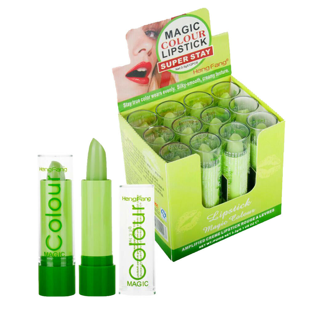 12pcs  Lipstick Temperature Change Color Lip Stick Balm Long Lasting