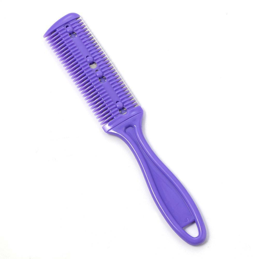 Double Sided Hair Thinning Razor Comb Professional Salon Hairdressing Trimmer~