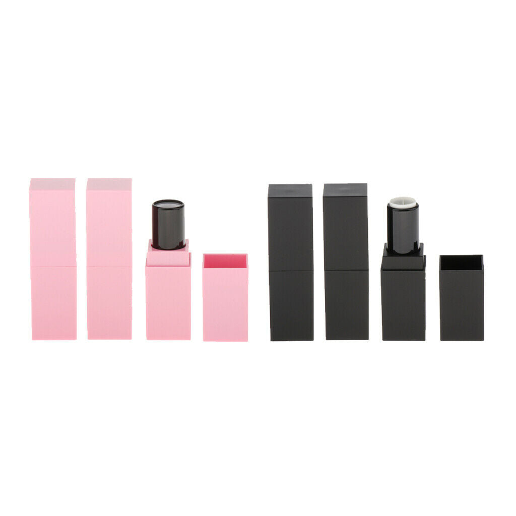 12.1mm Frosted Makeup Empty Lipstick Tubes Vials Containers Bottles 3x