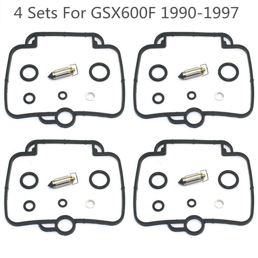 4 Sets Motorcycle Carburetor Repair Floating Needle Gasket For SUZUKI GSX600F FU