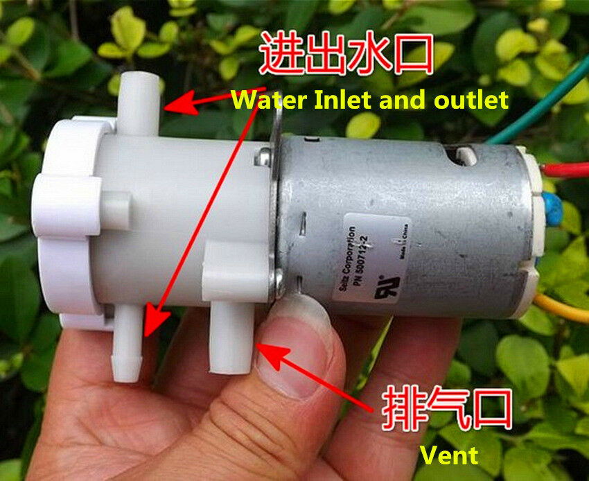 1 Pc Small DC Motor 545 DC 48V motor pump Micro pump oil pump Self water pump