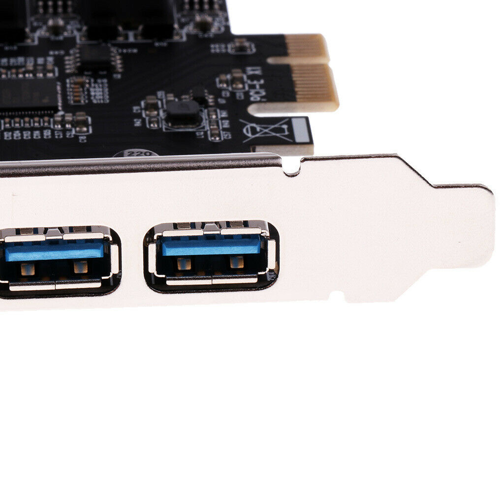 PCI-E PCI Express to 4 Port USB3.0 USB 3.0 Hub Controller-Card Adapter 5Gbps