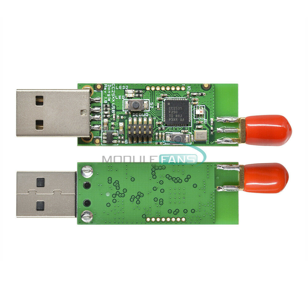 Bluetooth 4.0 USB CC2531 Protocol Analyzer Sniffer Module With External Antenna