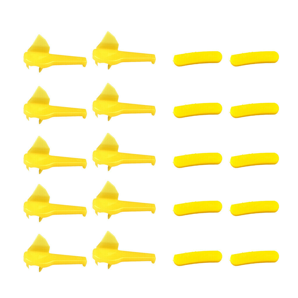 10 Pieces Yellow Gasket Rim Protectors Tire Changer Bird Head Remover Pad