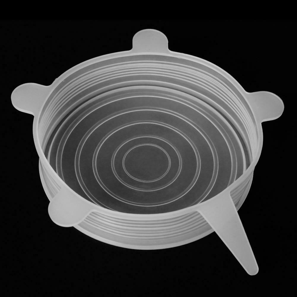Heat Resistant Reusable Stretch Silicone Lids Food Wrap Bowl Cover (6.5cm) A#S
