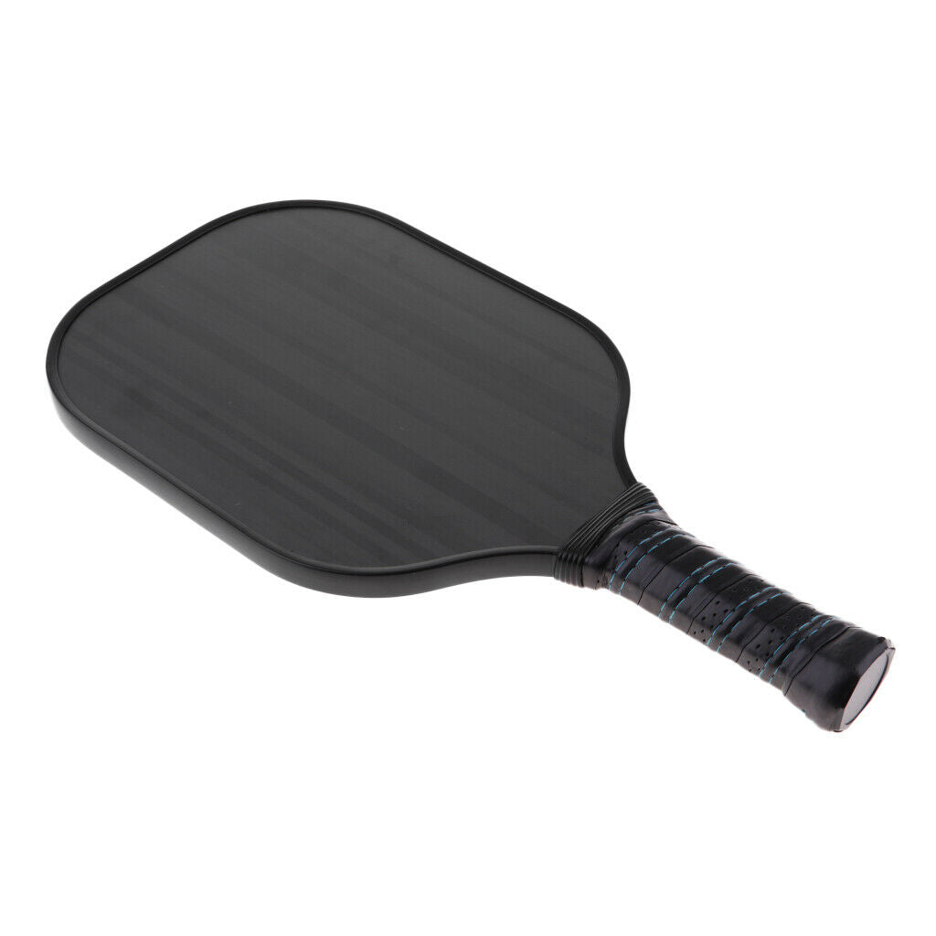 Portable Black Pickle Ball Paddle Racket Racquet Carbon Fiber PP Honeycomb