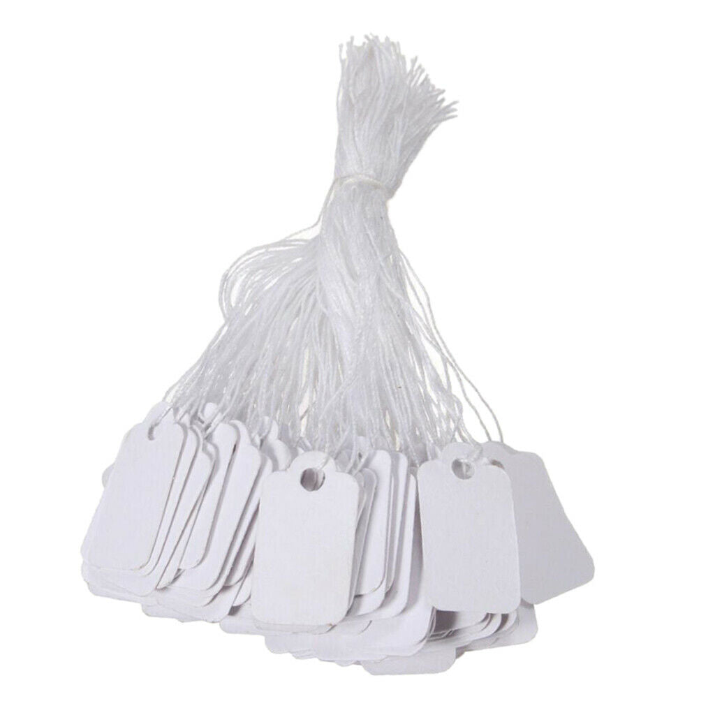 100pcs Labels Price Tags Blank Price Labels Jewelry Display Tags Labeling