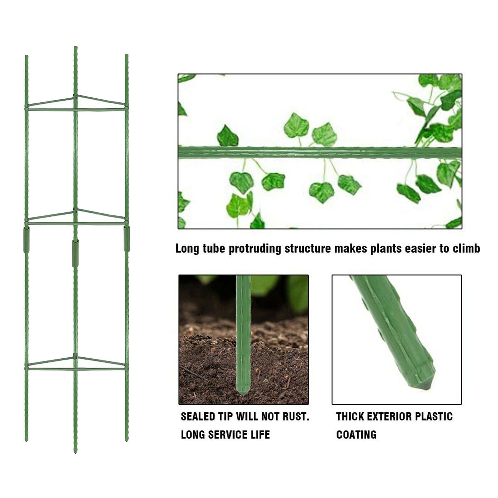 Heavy Duty Plant Climbing Trellis Plastic Superimposed Potted Plant Support