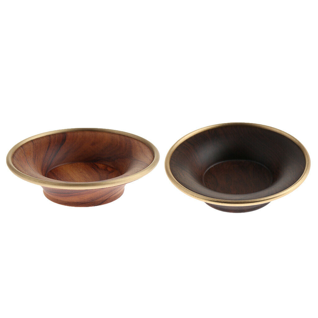 2 Pieces Wooden Handmade Teacup Mat For Coffee Mugs Housewarming Gifts