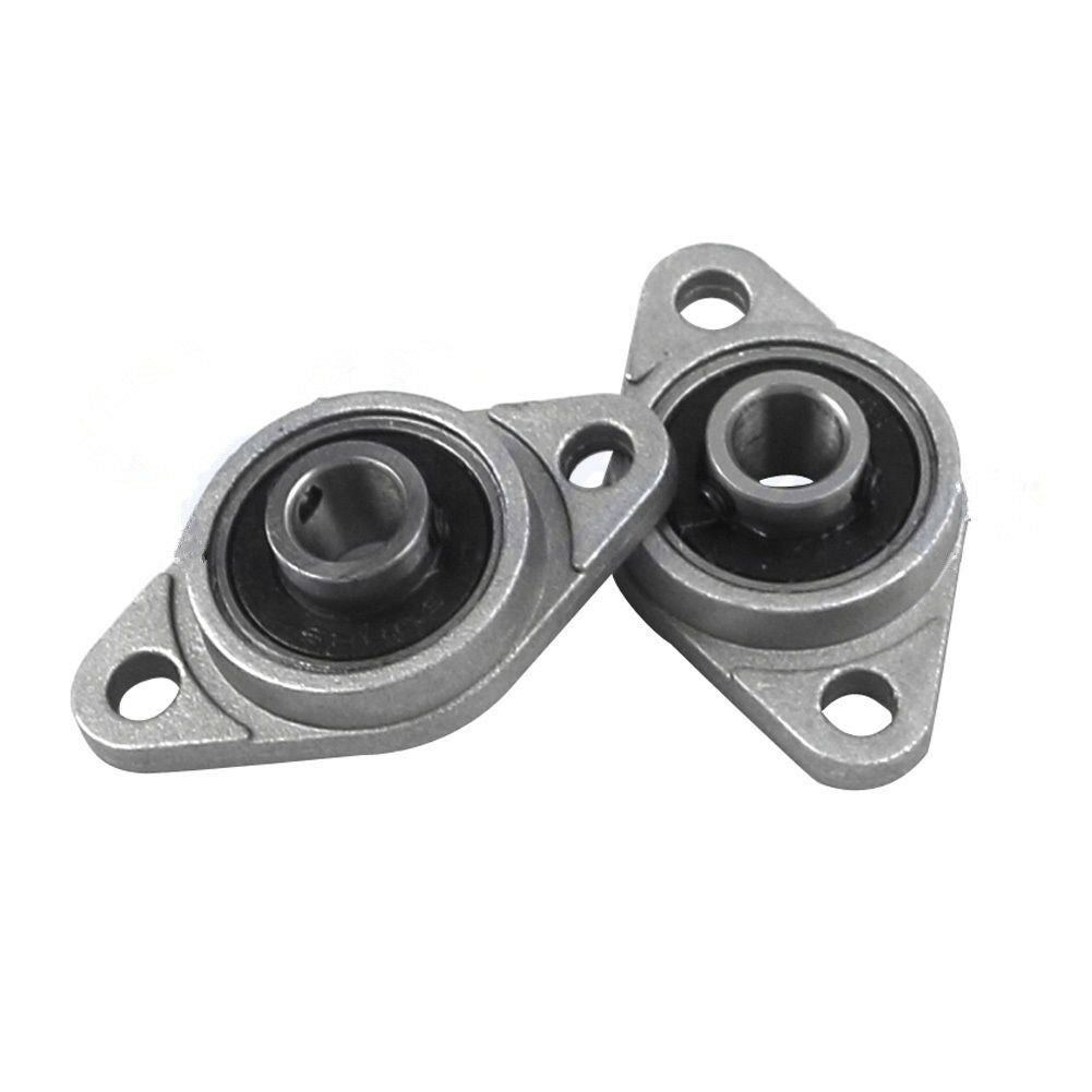 2Pcs 8mm Bore Diameter KFL08 Pillow Block Bearing Flange Rhombic BearingsL.l8