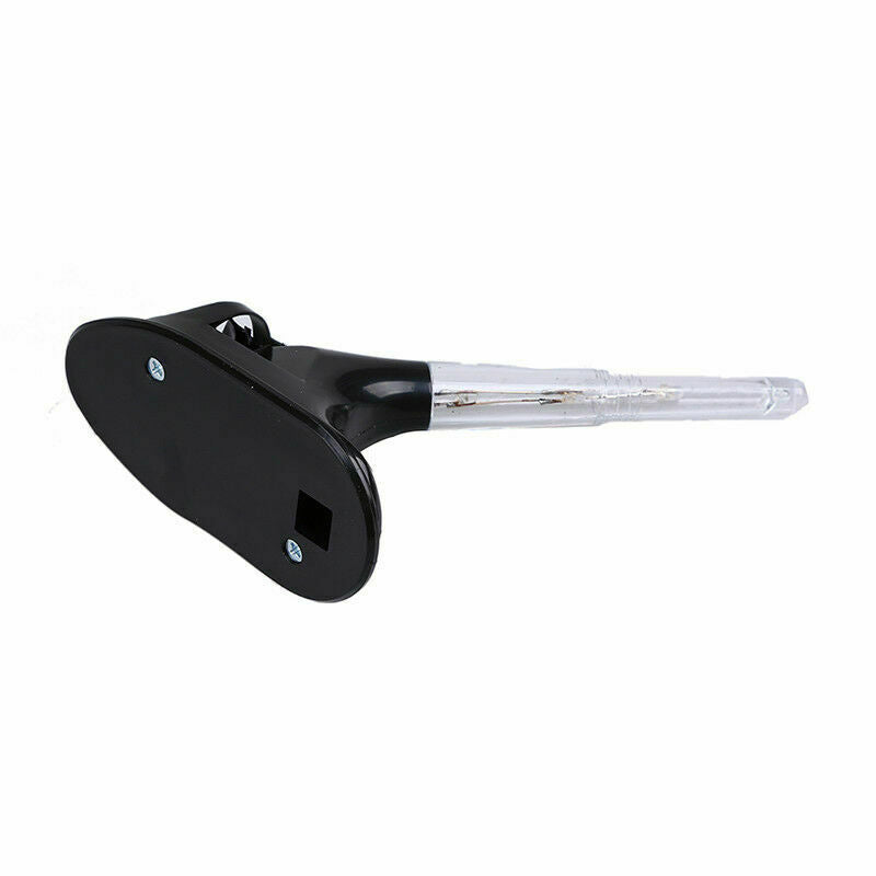 Black Car Vehicle Wind Powered LED Light Shark Fin Aerial Decor Top Roof Antenna