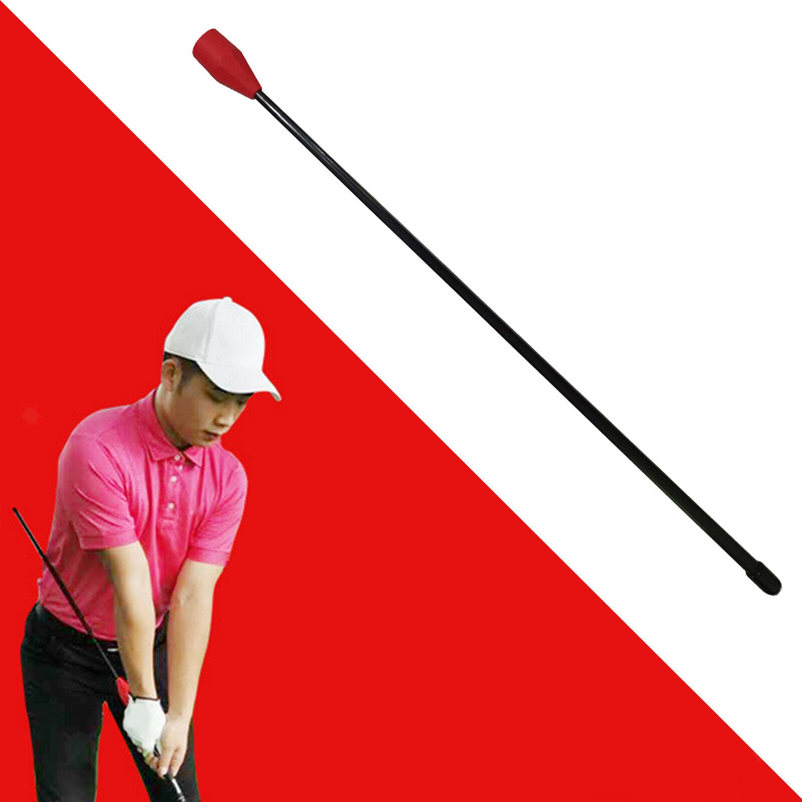 20" Golf Swing Trainer Stick Golf Chipping Practice Aid for Golf Beginners