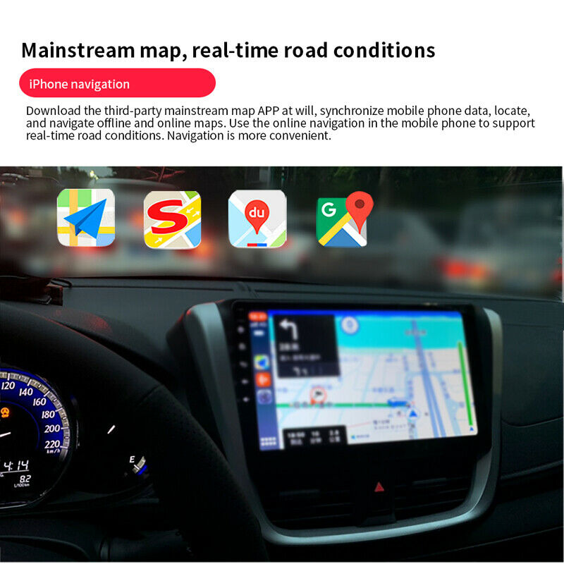 5V USB Dongle Carplay Navi MP5 Head Unit for iOS Android Phone Maps/ Music/ Siri