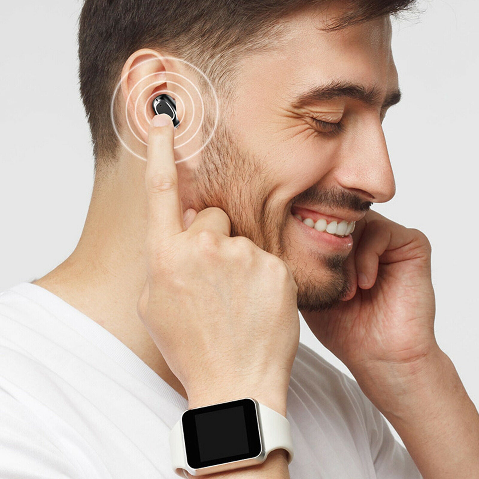 Sports Headsets Bluetooth TWS Wireless Earphones Intelligent Touch