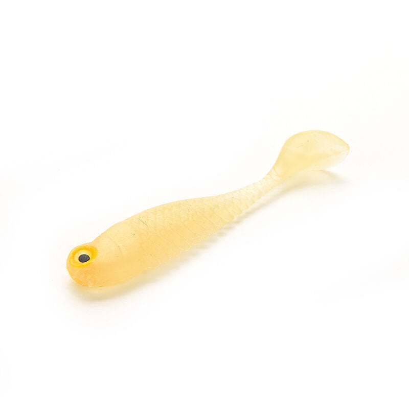 10x Soft Silicone Tiddler Bait Luminous Fishing Lure 0.18 inches Rubber、.DD