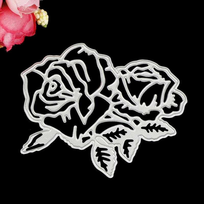 rose flower metal cutting dies stencil scrapbook album paper embossing cr.l8