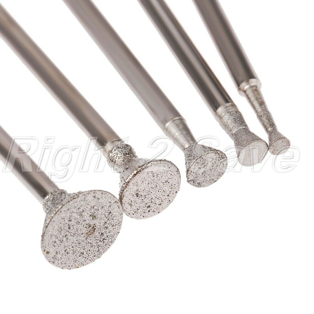 10pcs 1-8mm C3 head Jade Amber Carving Grinding Needle Electric Mill Drill Tool