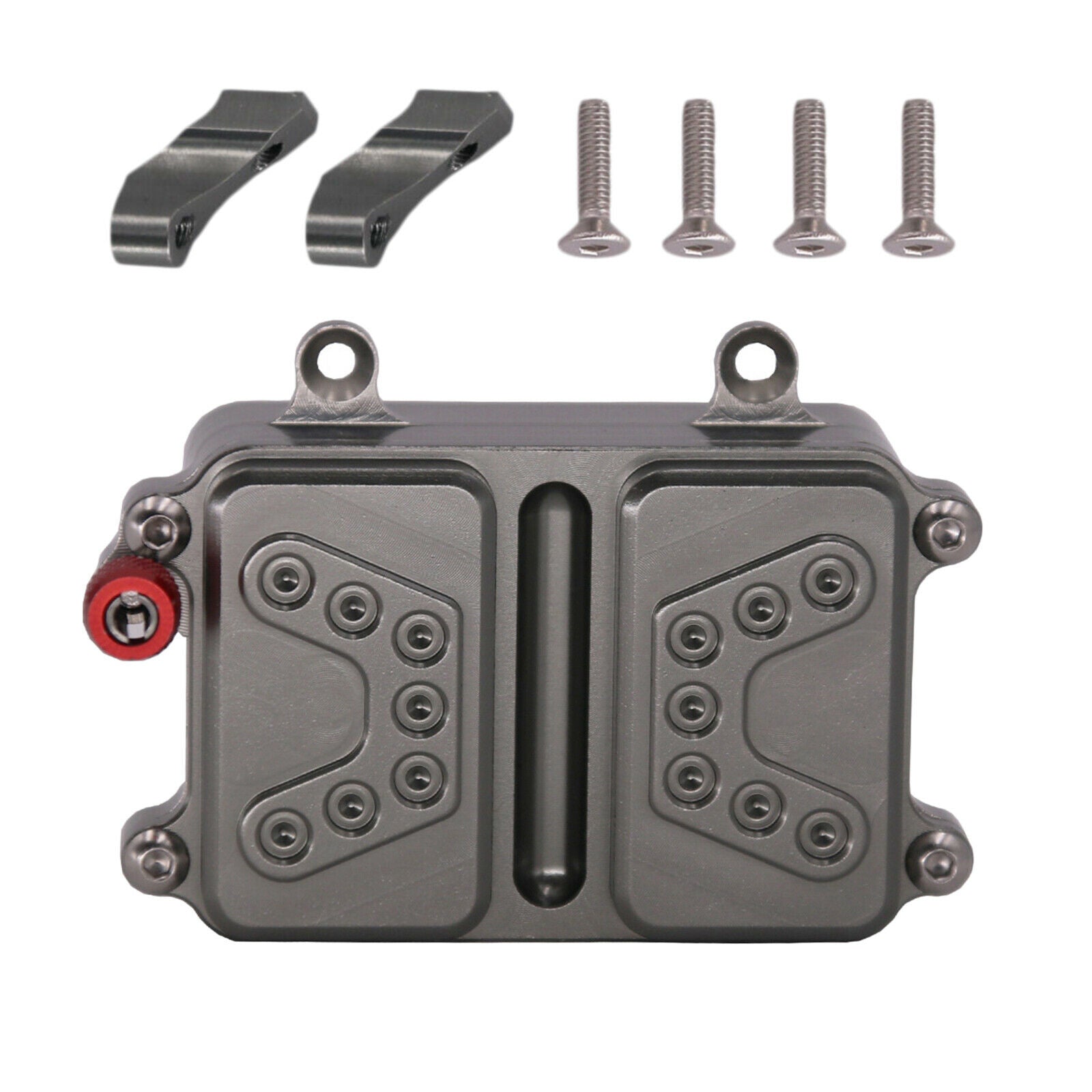 Metal ESC Receiver Box for Wrangler 90047 1/10 RC Buggy Replacement Upgrade