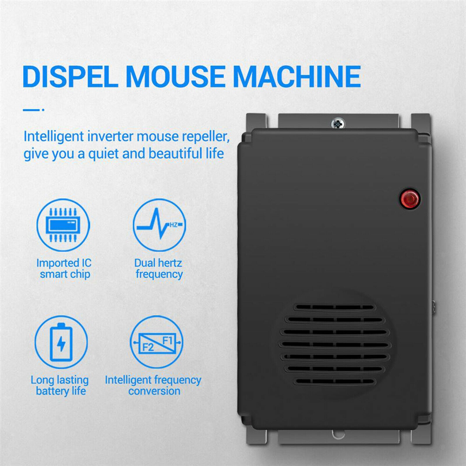 Home Control Ultrasonic Mouse Pest Repeller Reject Animal Mice Repellent