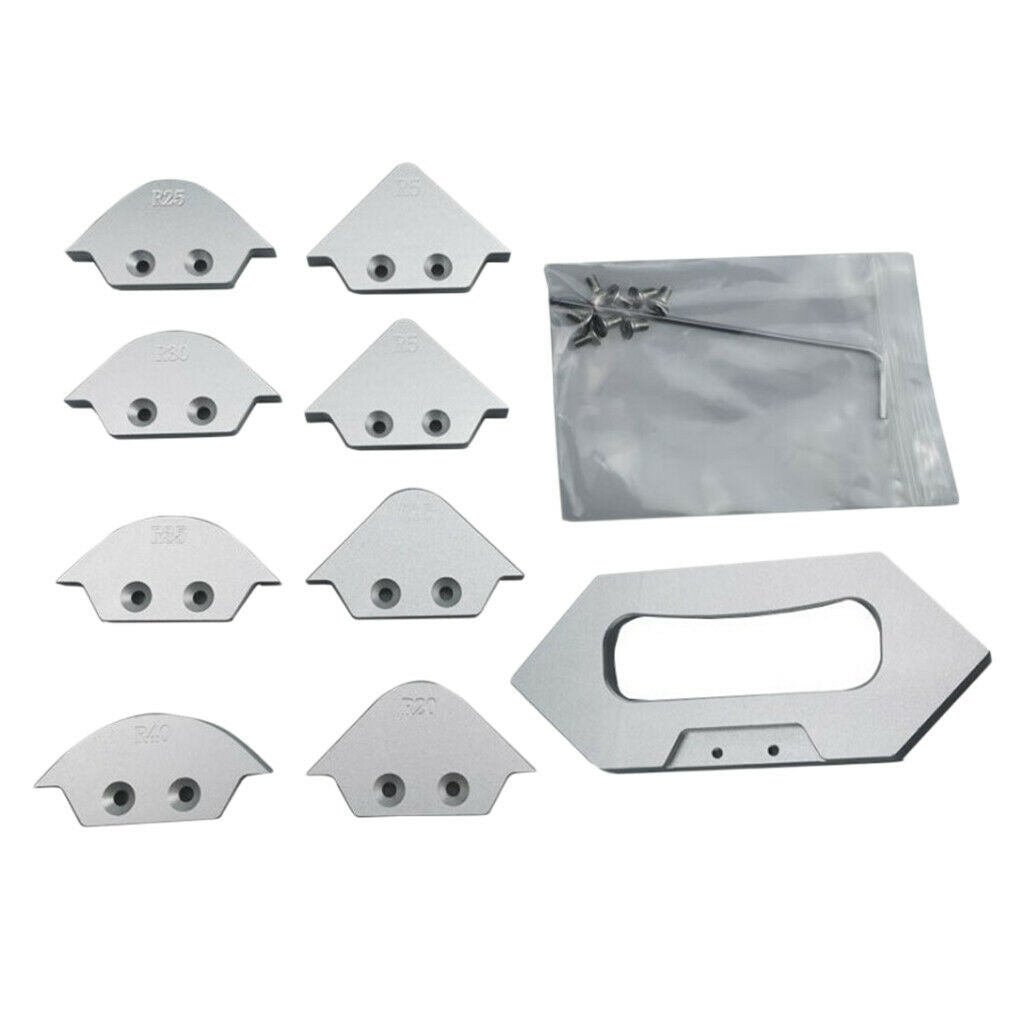 Jig Radius Chamfer Profile Corner Jig Radius Chamfer Aluminum Alloy DIY