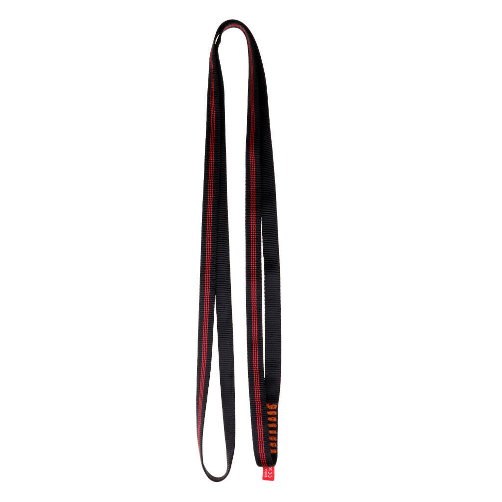 3 Pieces Polyester Rock Climbing Sling Webbing Rope Flat Belt Protector