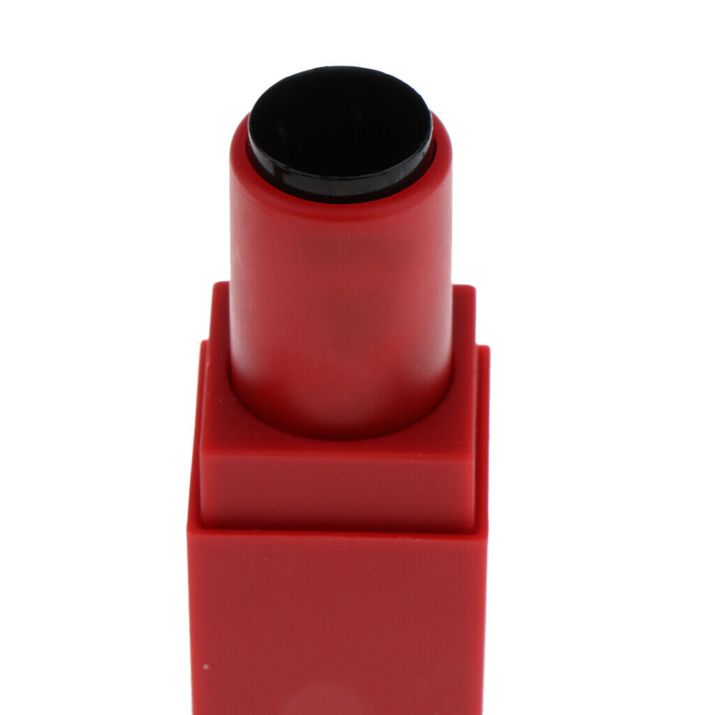 3x 12.1mm Empty Lipstick Tube Lip Balm Container DIY Cosmetic Makeup Tubes Red