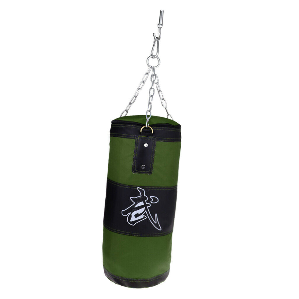 Boxing Bag Punching Sandbags Martial Art Kickboxing Training olive green 60