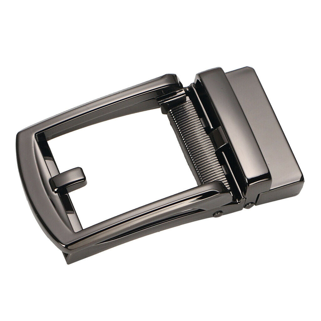 Robust metal alloy ratchet belt buckle, automatic replacement of the