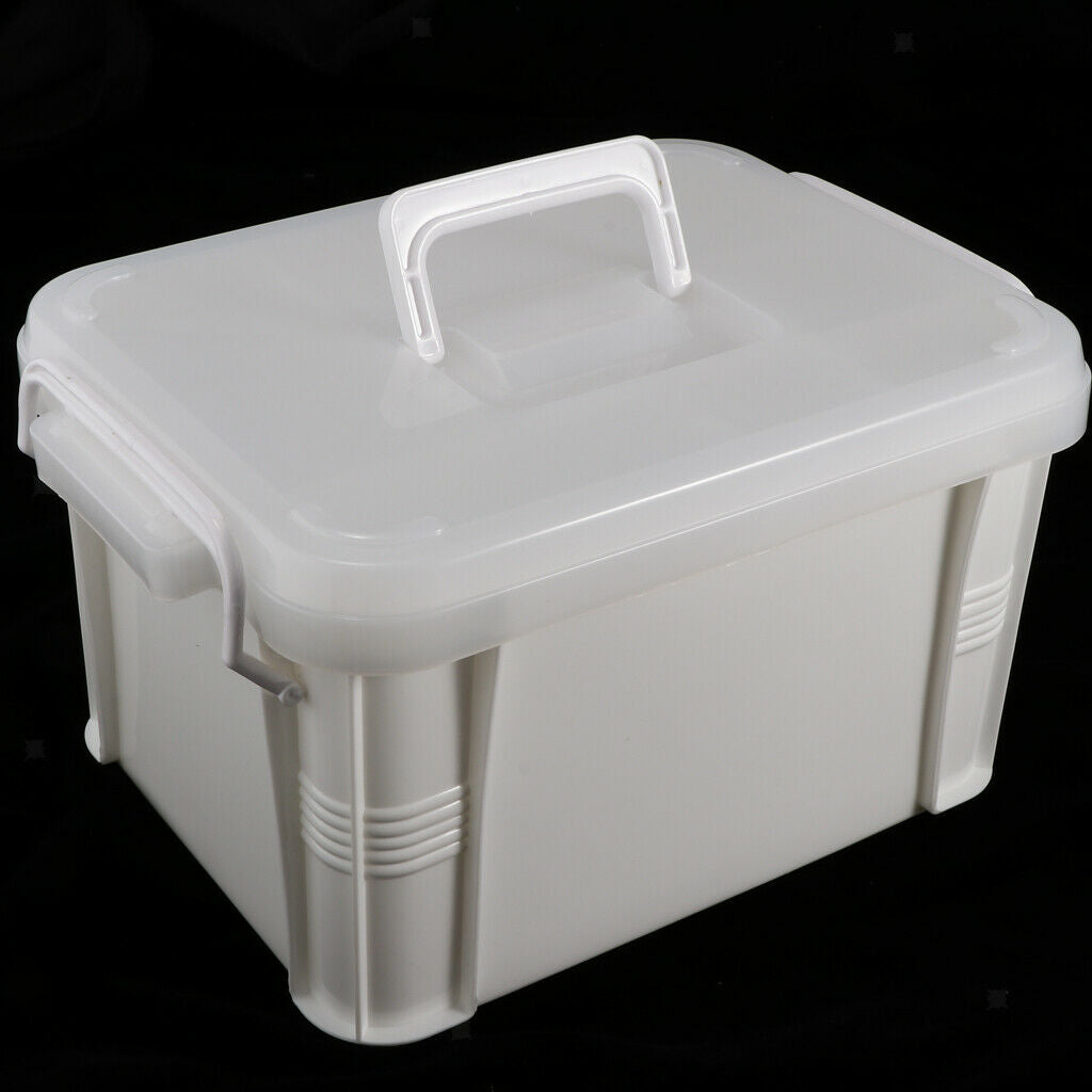 Plastic Storage Box Container with Lid Handle
