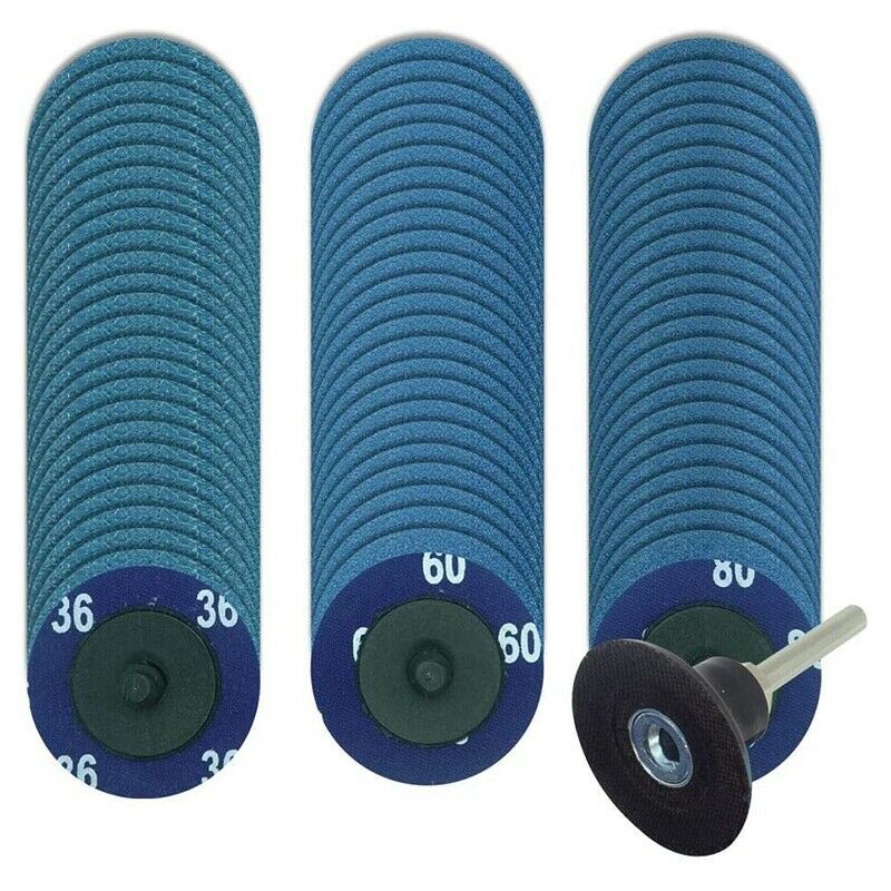 75PCS  Change Discs Zirconia Sanding Discs with 1/4 Inch Holder,2 Inch GrinderU9