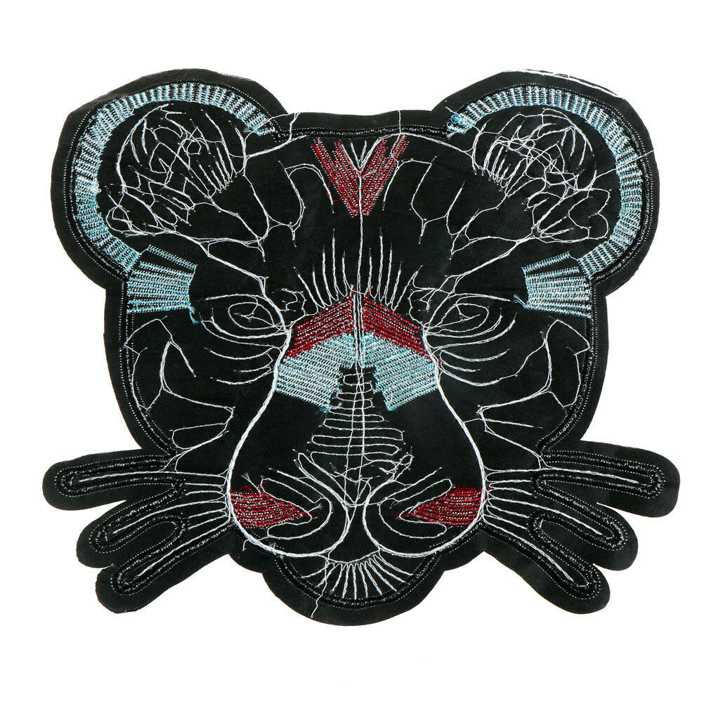 leopard head sequin embroidered fashion applique sew on patch diy cloth.l8