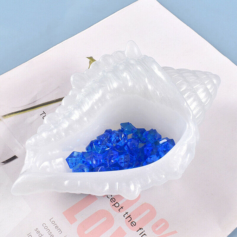 Shell Shape Concrete Flowerpot Mould Conch Succulent Container Silicone MoldBDA