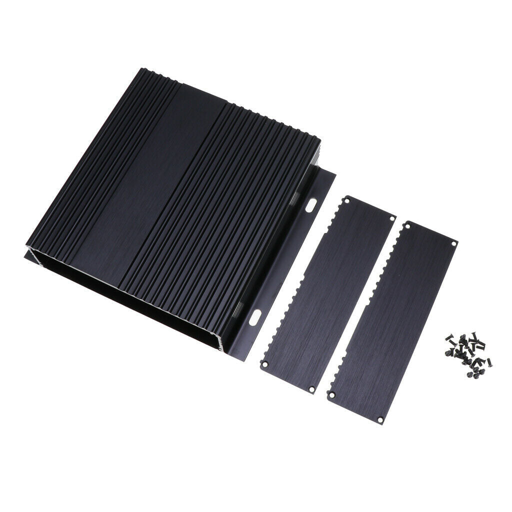Extruded Aluminum Enclosure PCB Box Case Profile Housing 6.61 x 1.69 x 5.91 inch