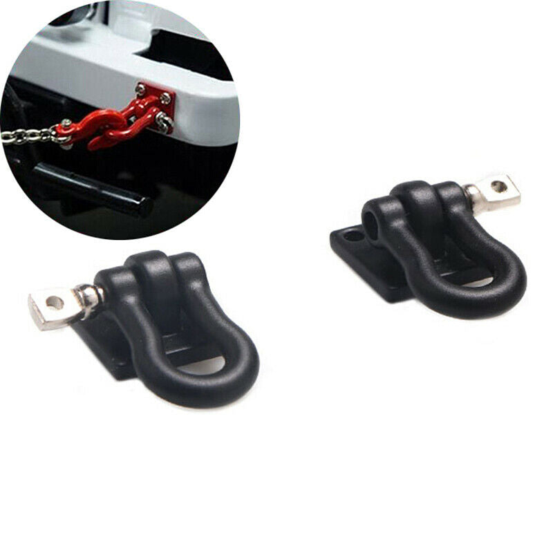 2Pcs/pair RC Car Metal Trailer Shackle Rescue Tow Hook for 1/10 RC Crawl.l8
