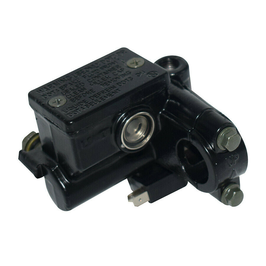 22mm Left Motorcycle Hydraulic Brake Pump Master Cylinder Brake Light Switch